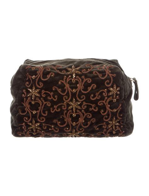 velvet prada cosmetic bag|prada makeup bags.